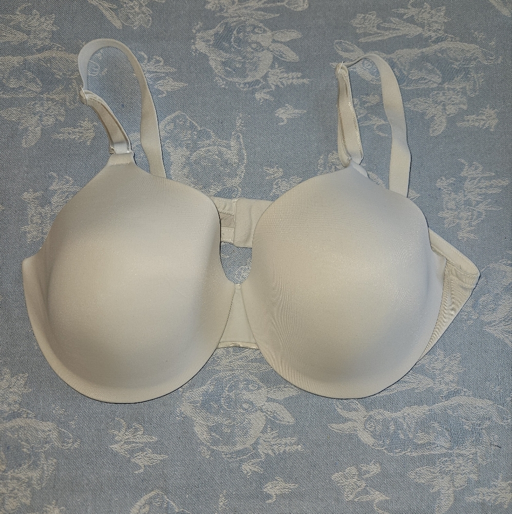 Warners Lightly Lined Bra 40C Cream, Full Coverage Padded Cups